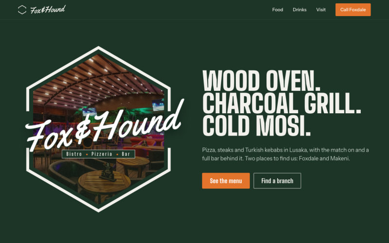 Fox and Hound website